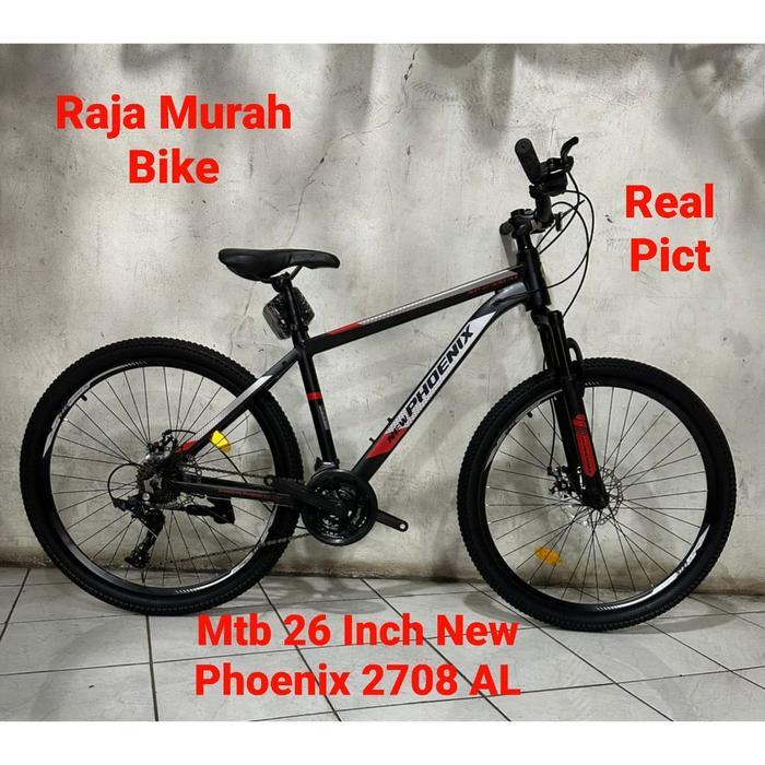 Sepeda Gunung Mtb 26 Inch New Phoenix 2708 AL Sepeda Gunung 26 Inch New Phoenix NP-2708 AL Farme