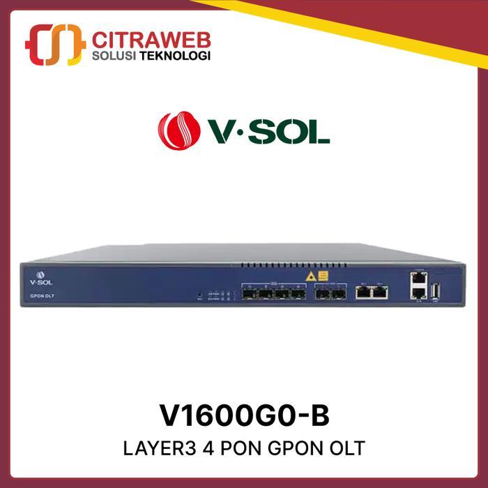 V-Sol V1600G0-B 4 Pon Gpon Olt Vsol V1600G0-B 4 Port Pon Gpon Olt