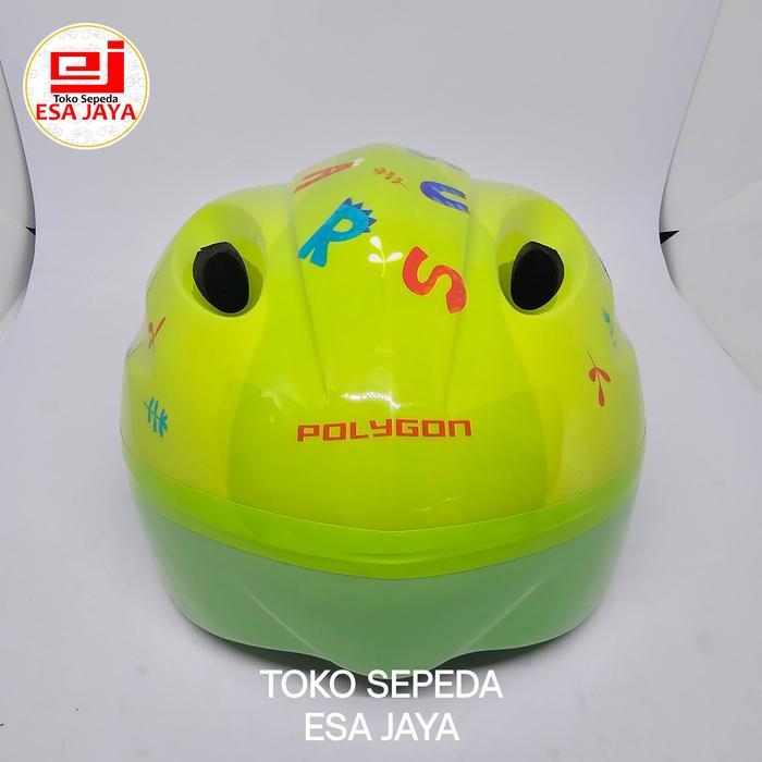 Helm Sepeda Anak Polygon Unicorn Space Dino Helmet Kids Original Outdoor