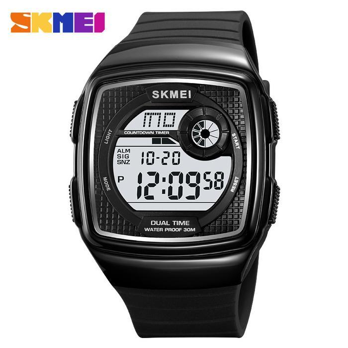 JAM TANGAN PRIA DIGITAL SPORT WATCH TAHAN AIR 5 BAR SKMEI 2208