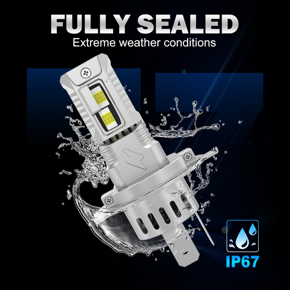 TOAUTO H4 LED Light 100W 20000LM 9005 9006 H11 H7 LED Headlight Canbus 36 CSP Car High Close Lamps