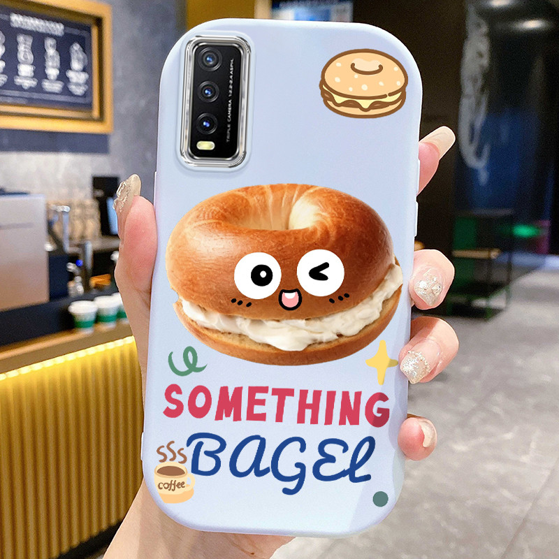Casing Hp Untuk VIVO Y20 Y20i Y20s Y20T Y12s Y12a Case Casing tas nanas pola Kerang gemuk ponsel HP 