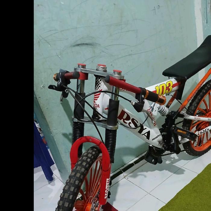 BIG SALE sepeda drag/lajak r20 full modif pelek racing alloy