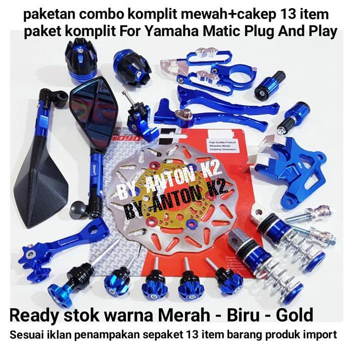 Paket 13 Item Aksesoris Variasi Motor Xeon Gt/Xeon Rc/X Ride/Mio Fino Restock