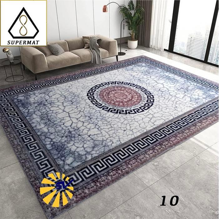 Karpet Permadani Import Supermat Cashmere Sutra Ukuran 160 x 210 Cm - Velvet