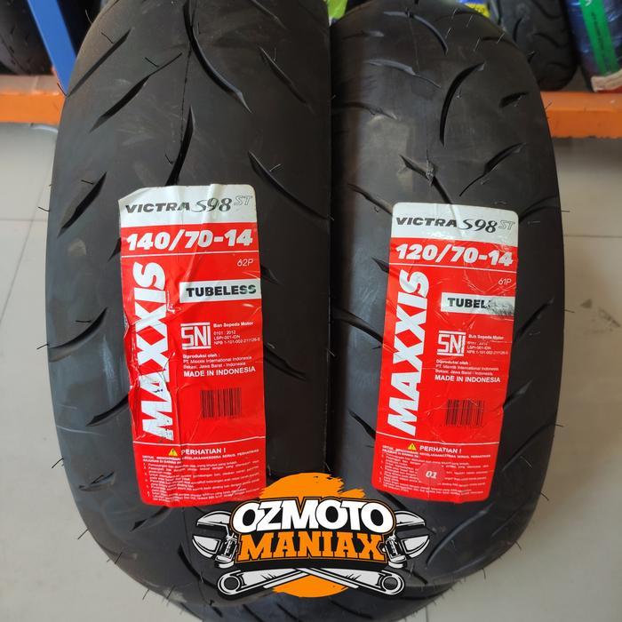 Paket Ban Maxxis Victra 120/70-14 & 140/70-14 (Aerox 155 & Alva Cervo)