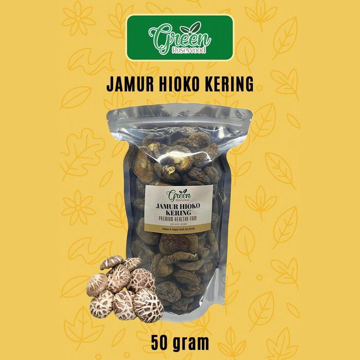 GRADE A JAMUR HIOKO KERING/JAMUR SHITAKE KERING 50 GR/JAMUR SHITAKE HIOKO XIANG GU 50 GR