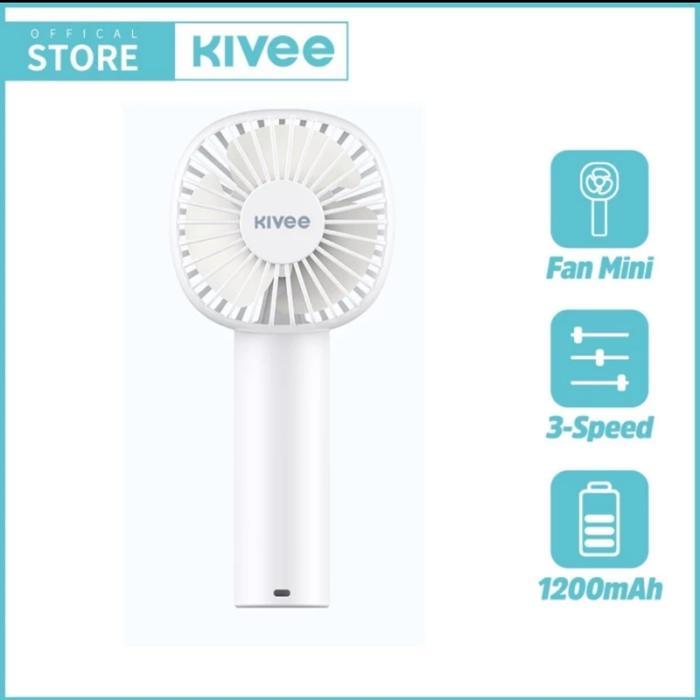 "New" kivee kipas angin mini portable 1200mah kipas angin Bisu mini