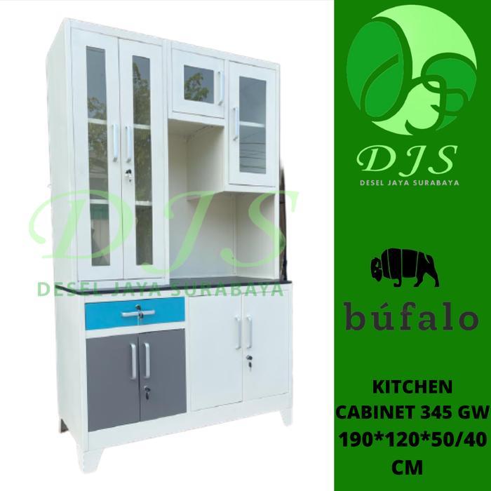 Kitchen Cabinet Besi - Kitchen Set Besi - Lemari Dapur Besi 345GW