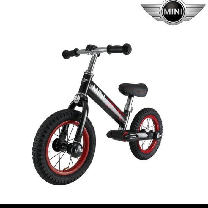 Rastar-Mini Cooper 12" Kid Balance Bike - Black - Sepeda Anak