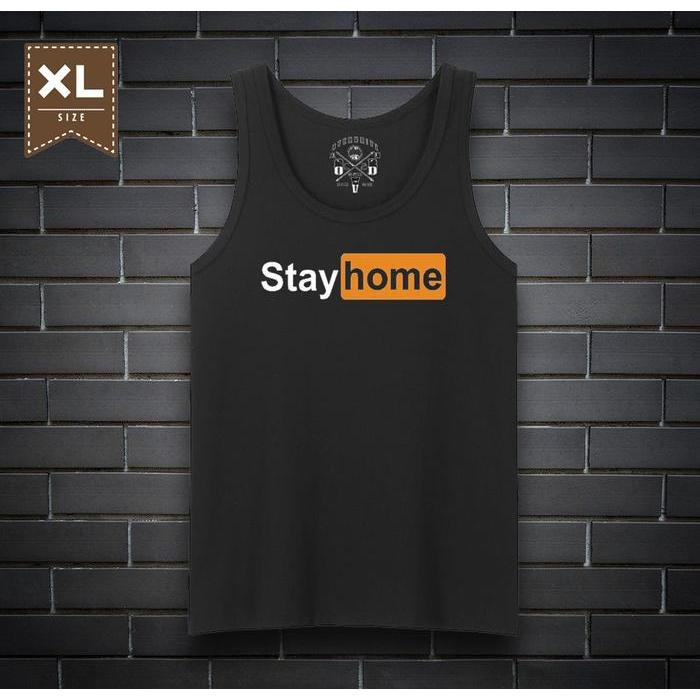 Kaos Singlet Lekbong Distro Pria Dewasa Stay