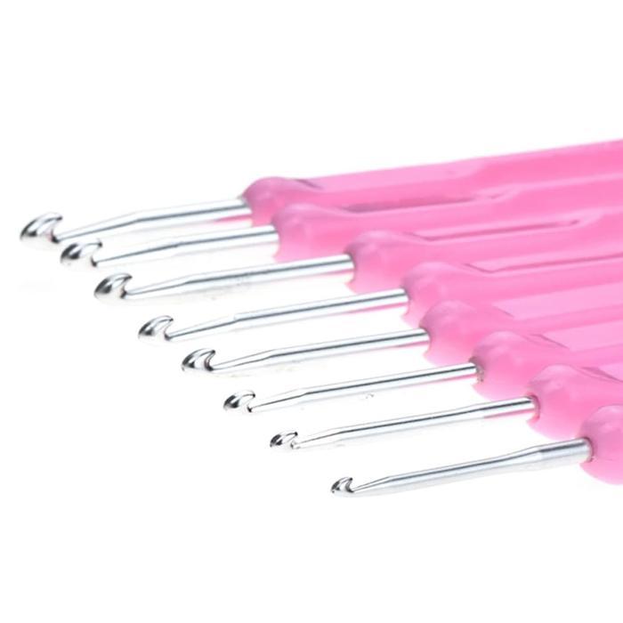 Jarum Rajut Set 8Pcs Crochet Hook Kit Untuk Berbagai Jenis Benang Dan Projek Rajutan Harga Promo
