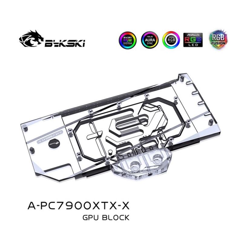 . Bykski Water Block For Powercolor Amd Radeon Rx 7900 Xtx Hellhound / -
