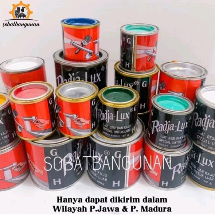 "New" CAT KAYU DAN BESI RADJA LUX 100GR / CAT RADJA LUX 100GR