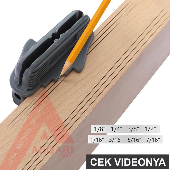 CENTER FINDER LINE / MARKING GAUGE / PURUSUT KAYU / PENGGARIS TENGAH