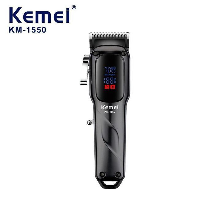 Kemei Alat Cukur Rambut Elektrik Hair Clipper Kemei Km-1550 / Km-1550 Alat Pencukur Kumis Jenggot