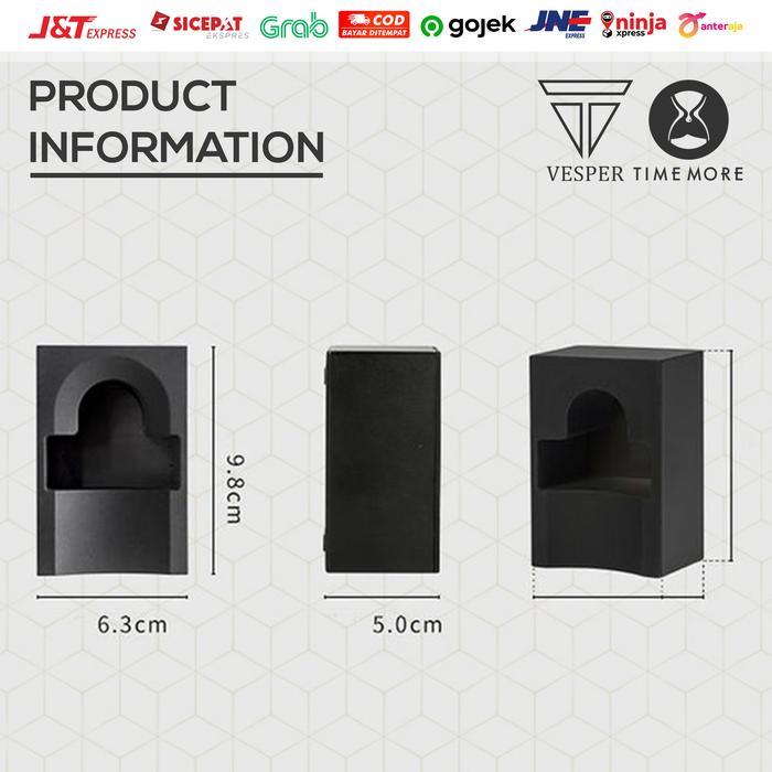timemore cube portafilter stand / dudukan porta holder tamping