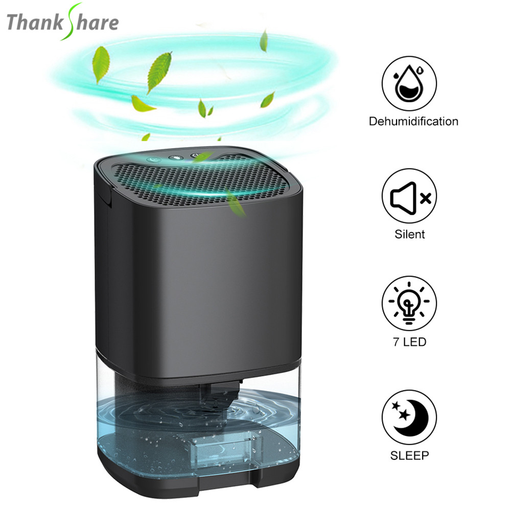 Electric Dehumidifier Moisture Absorbers Air Dryer With 1000ml Water Tank Air Home Dehumidifier For