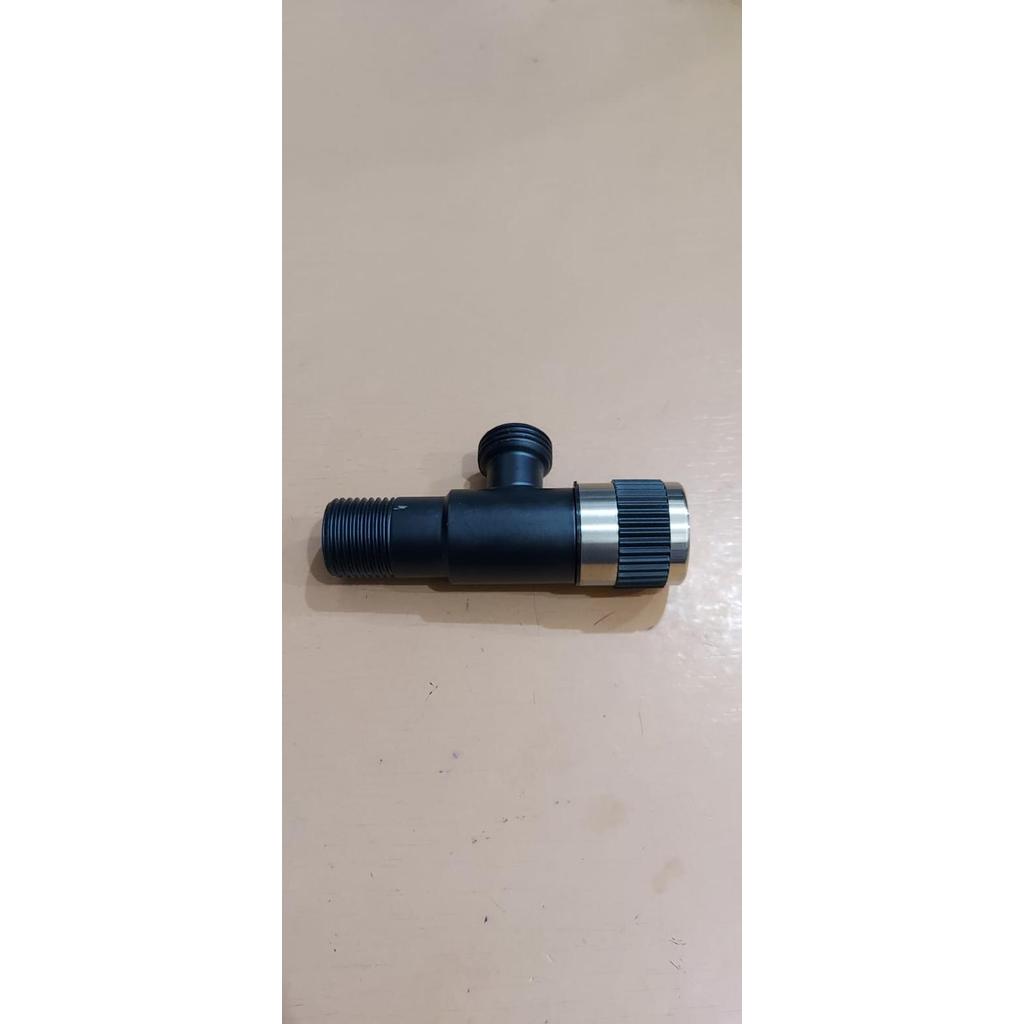 ID KRAN SHOWER SINGLE / STOP KRAN STAINLESS HITAM