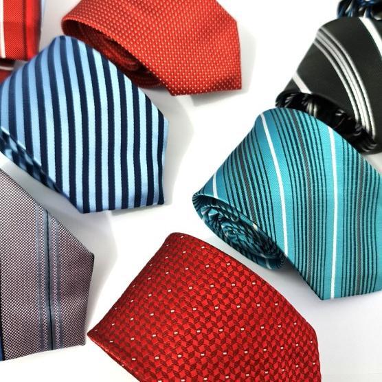 Dasi Pria Import Hitam Motif Dasi Kantor uk slim 3inch