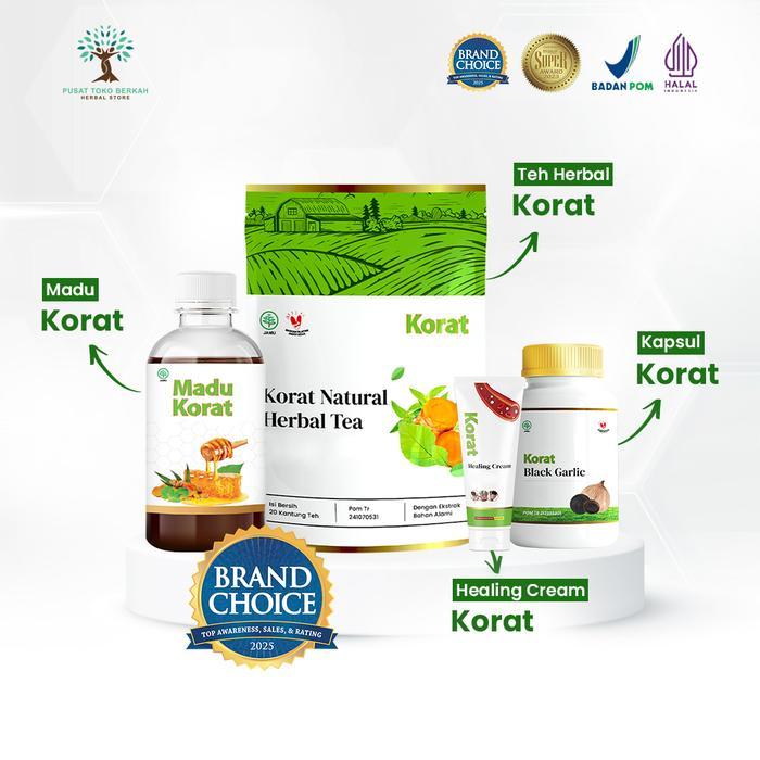 Madu dan Teh Korat-Suplemen Kesehatan Alami-Bantu Atsi Asam Urat dan Kolestrol