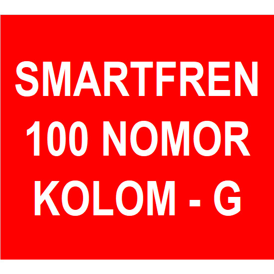 Nomor Cantik Smartfren Ada 11 Dan 12 Digit Ready 100 Pilihan - Kolom G