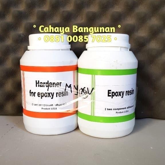 Lem Epoxy Resin Poxy Sk 2 Dua Komponen Perekat Beton Batu Keramik Besi Terbaru 