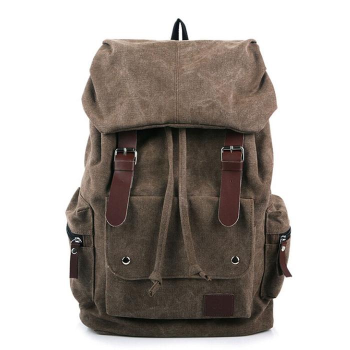 Kalibre Bag'S - Tas Ransel Backpack Canvas Retro Vintage Travel Kanvas Besar Pria Lbx