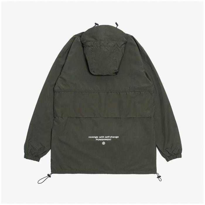 Jaket Gorpcore Jacket Waterproof Pria Wanita Musim Dingin Parasut Panjang Outdoor