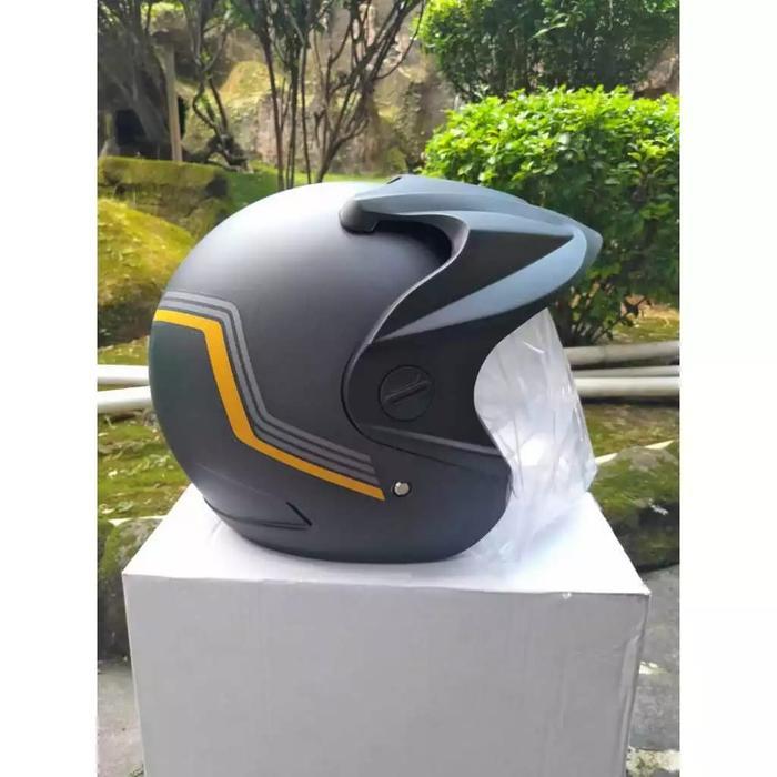 helm honda original half face