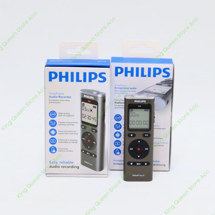 Digital Voice Recorder Philips DVT1170 VoiceTracer Philips Digital Audio Recorder