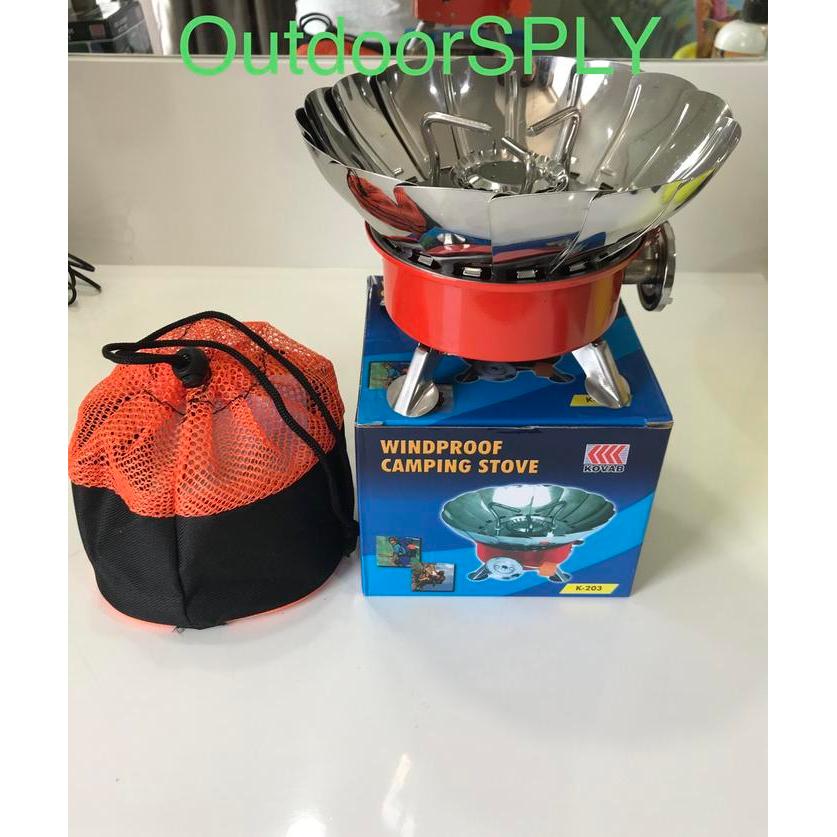 Eiger - Kompor windproof portable, windproof camping stove