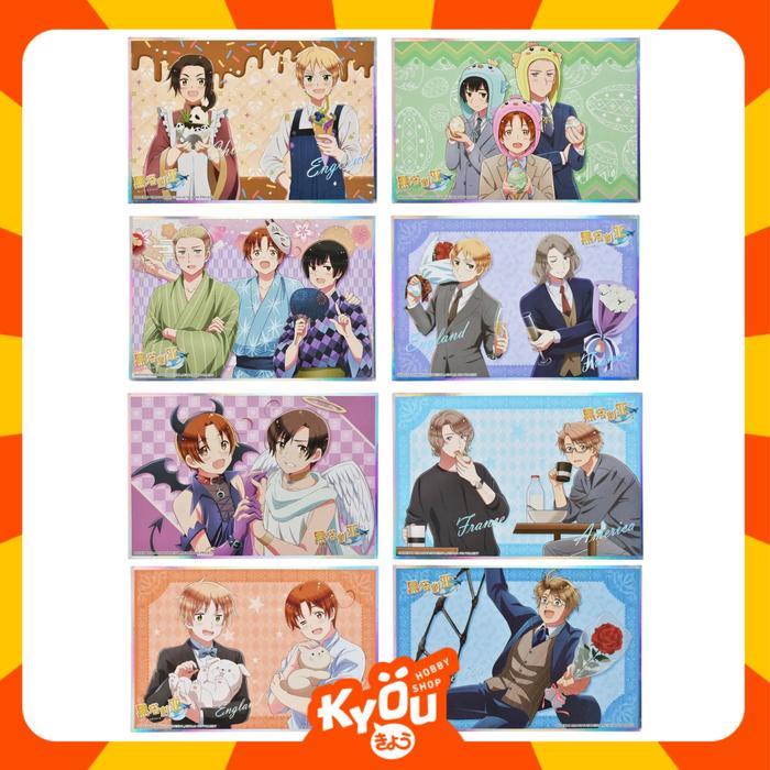 Terlaris Holographic Shikishi - Hetalia WorldStars Best Quality