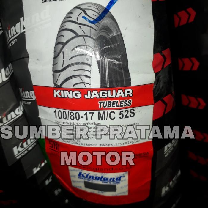 Ban motor tubless kingland king jaguar 100/80-17 ban motor ring 17