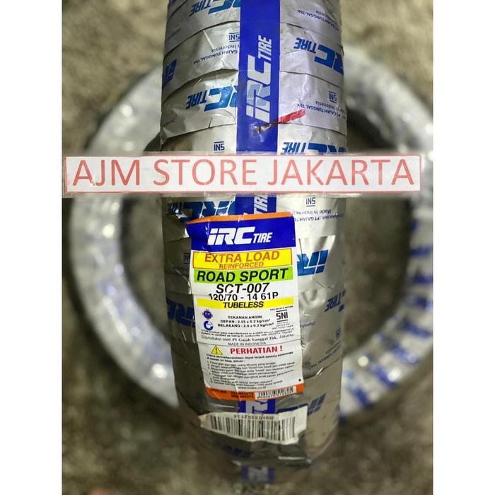 IRC SCT-007 120/70-14 Tubeless..