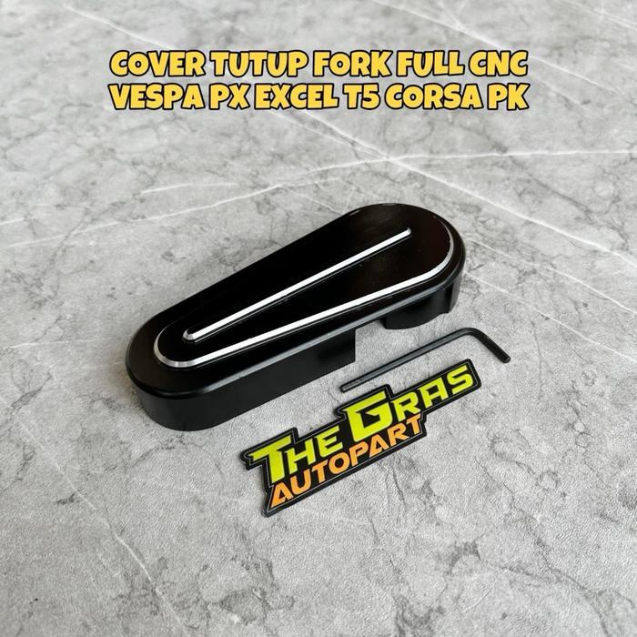 Tutup Fork Vespa Excel Exclusive Spartan New Px Pk Corsa Cnc