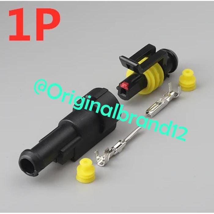 "New" Soket Waterproof anti air 1pin 2pin 3pin 4pin 5pin 6pin Soket 1-6 Pin