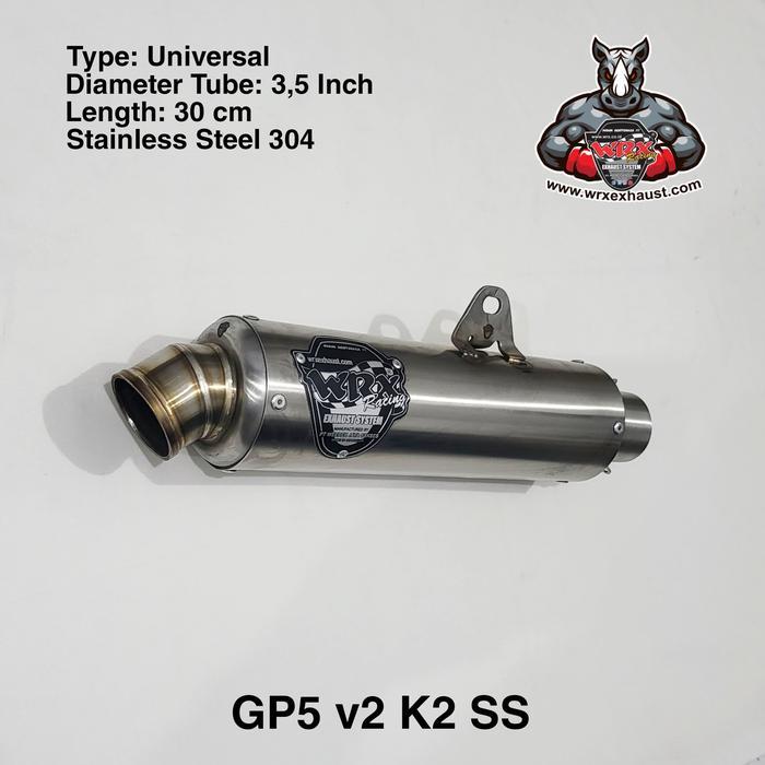 Knalpot WRX Silincer GP5 V2 K2 SS