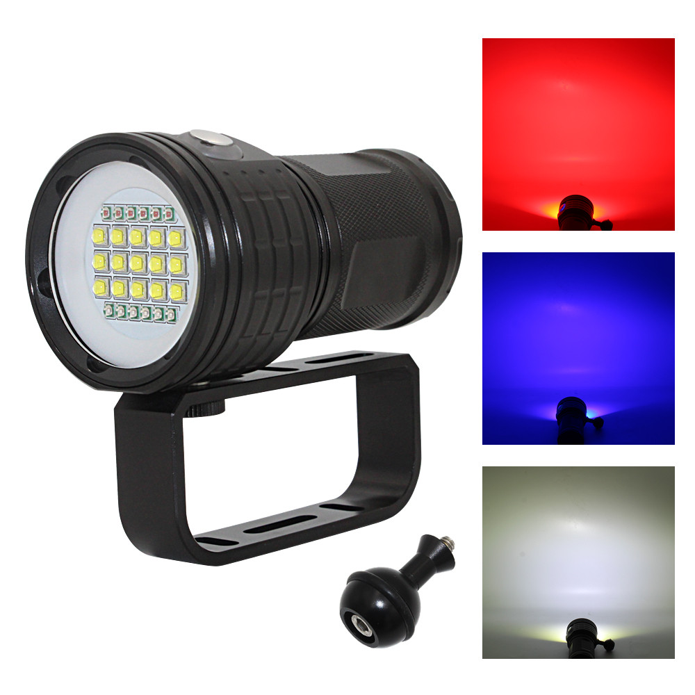 XHP70 XHP90 LED Diving Flashlight Photography Video light underwater 100m waterproof XM L2 led