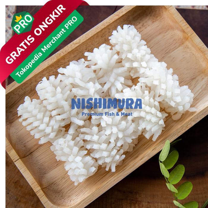 Cumi Ring Calamari Flower Tube Fresh Bersih Kupas Frozen Beku Calamary
