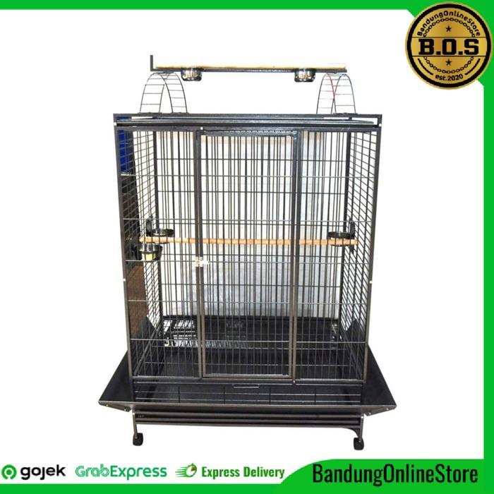 Cavea Kandang Burung Besi Parrot Kandang Sangkar Burung Besar Umbaran