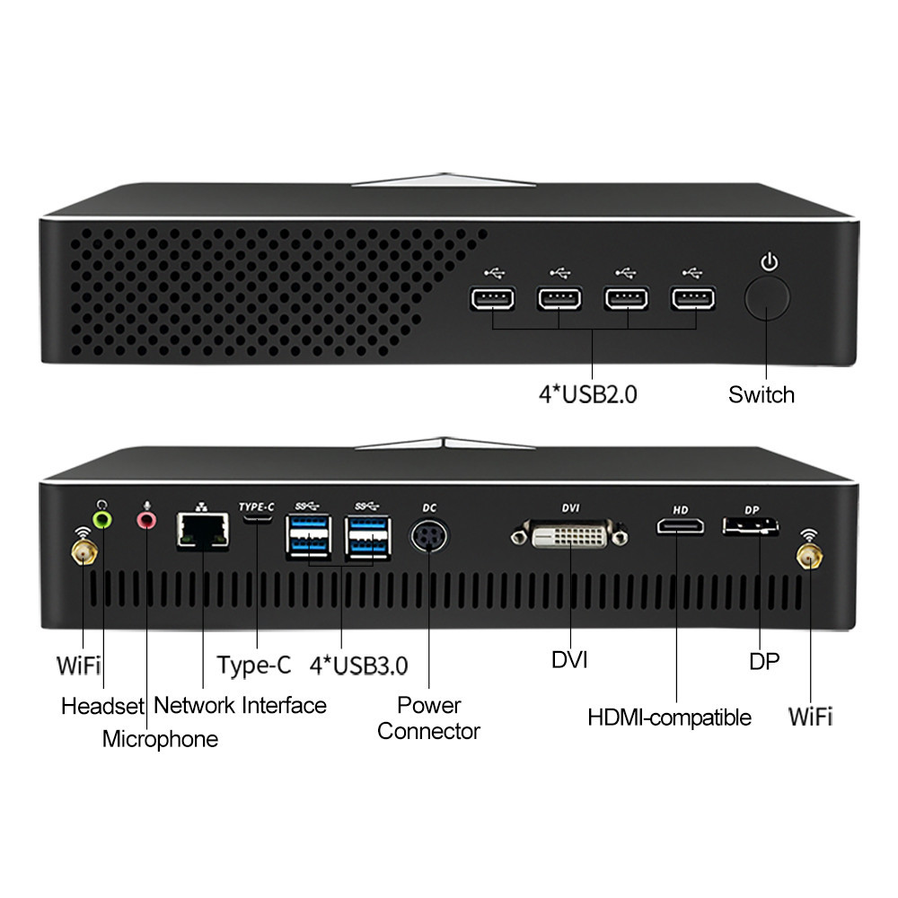 . Yohirs 9Th Gen Micro Desktop Pc I9 9900T 9100F Gtx1660S 6G Super -