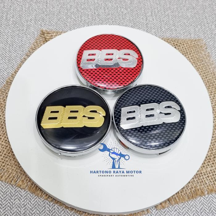 Dop Roda Mobil Velg Emblem BBS 65mm Wheel Center Caps Dop Roda BBS