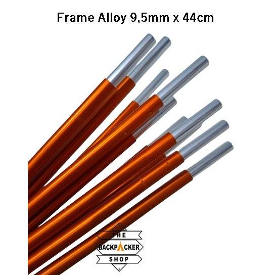 Frame Alloy ukuran 9,5mm tiang frame Aluminium tenda camping
