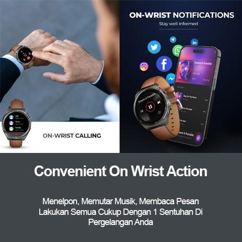 AUKEY SmartWatch 2 Ultra Amoled Display Waterproof Bluetooth Call SW-2U