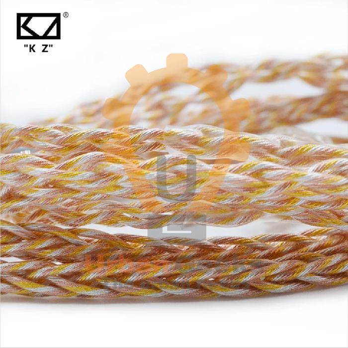 Kz Upgrade Cable Gold Silver Mixed Wired