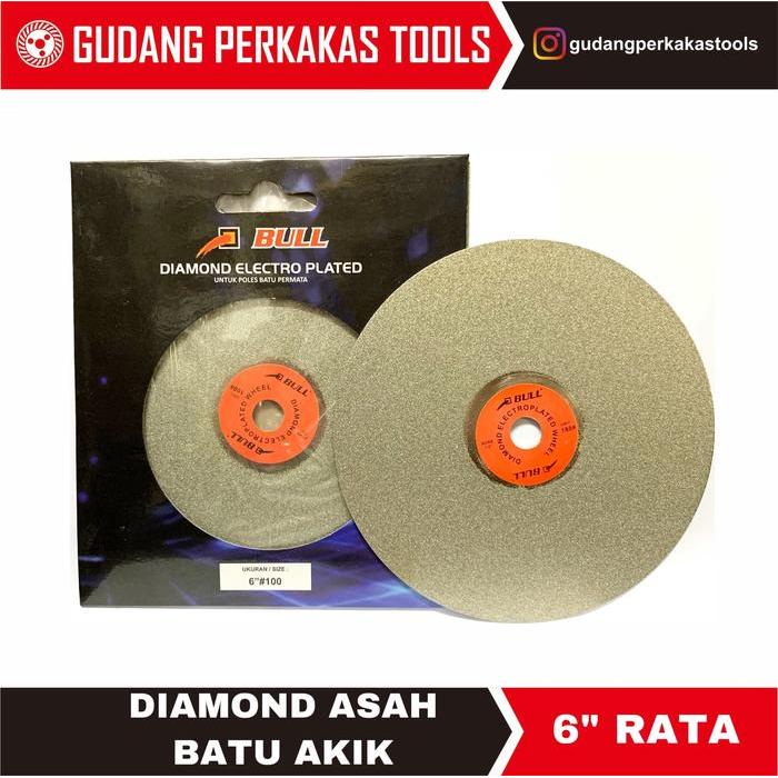 Diamond asahan batu akik 6 datar