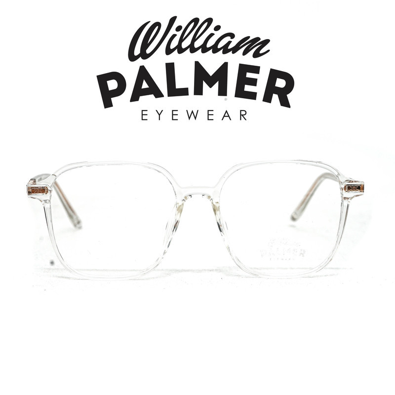 William Palmer Kacamata Pria Wanita Shell 85091 Crystal