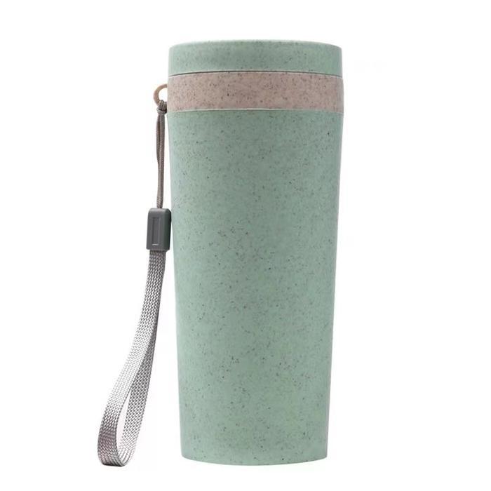 ID TUMBLER BOTOL MINUM WHEAT STRAW BOTTLE RAMAH LINGKUNGAN TUMBLER CUP WHEAT STRAW BOTOL MINUM