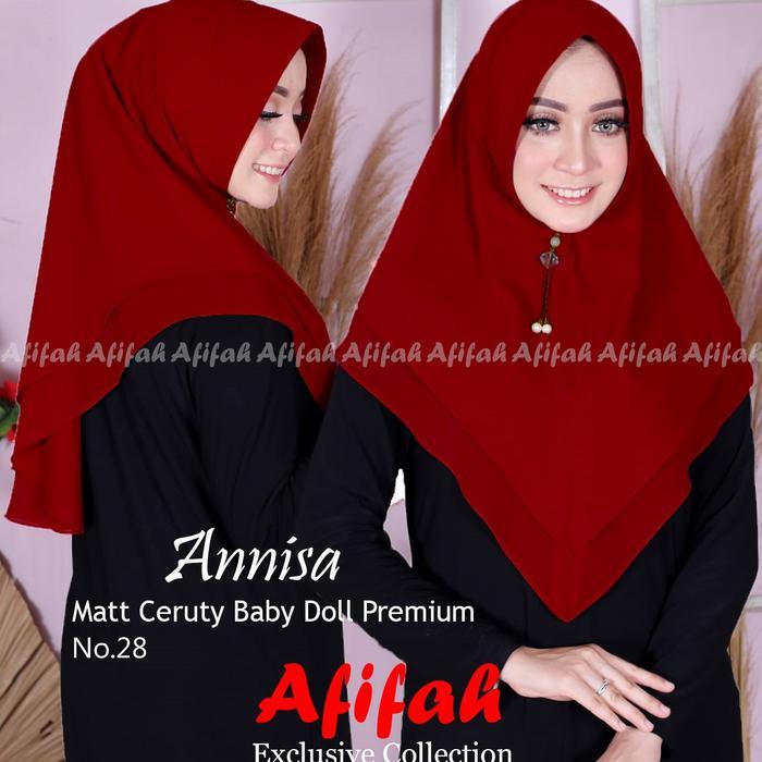 Hijab Instant / Khimar 2 Layer / Jilbab Ceruty 2 Layer / Jilbab Khimar